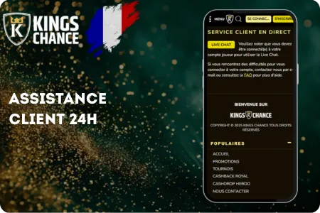 Kings Chance - Assistance client 24h