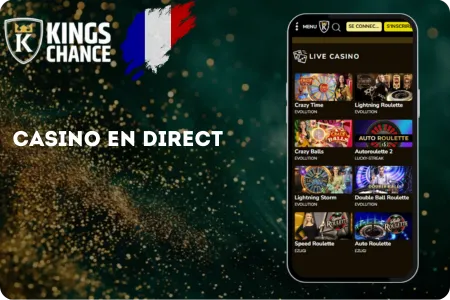 Kings Chance - Casino en direct
