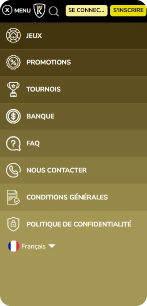 KingsChance - Menu Screen